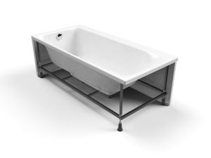 SMART 170*80 ванна (Правая)с ножками, белый, Сорт 1, белый