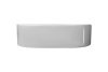 Раковина Kerald 520*330*130 мм накладная, белый