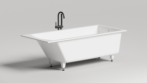 Ванна встраиваемая Salini CASCATA KIT S-Sense Матовая 180х80 см (104513M)