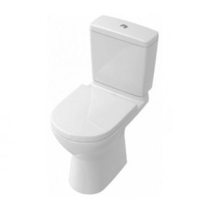 Сливной бачок, Villeroy&Boch, Verity Design, ширина, мм-370, глубина, мм-185, высота, мм-410, смыв двойной, подк-ие сбоку/сзади, керамика, кнопка хром