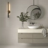 Плитка настенная Lexus Light Grey Dekofon REC 30*90
