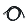 Шланг для душа, черный матовый, силиконовый, 1,5м, Optima Home, IDDIS, OPH15BLi19