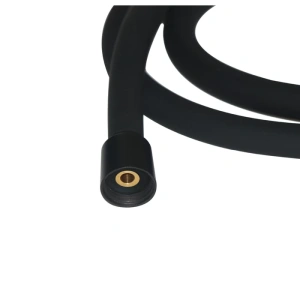 Шланг для душа, черный матовый, силиконовый, 1,5м, Optima Home, IDDIS, OPH15BLi19