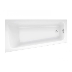Ванна EXCELLENT Ava Comfort 150*80 левая с кронштейном для экрана ванны+слив перелив 60см. Vega