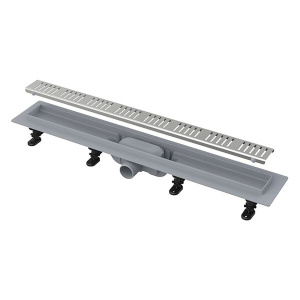 Душевой лоток Alcaplast Simple с решеткой, хром (APZ10-550M)