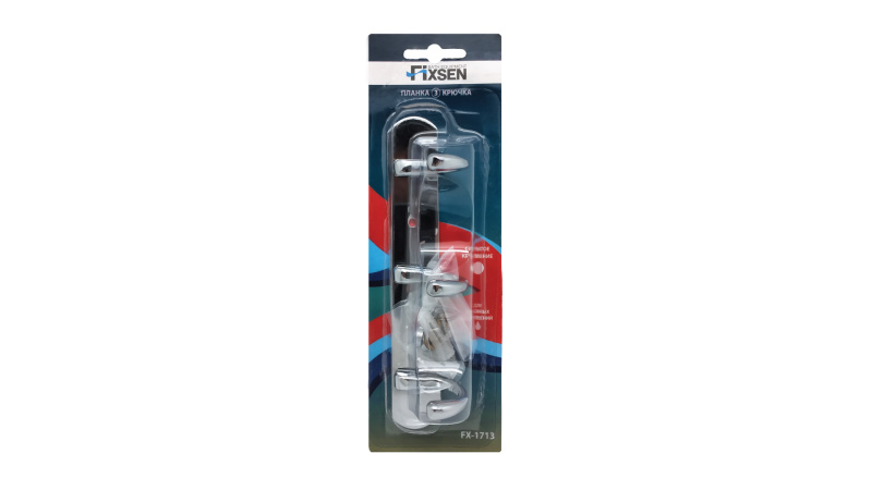 Планка 3 крючка Fixsen FX-1713
